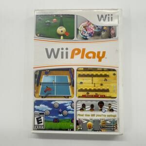Wii Play Nintendo Wii Complete CIB w/ Manual Tested Working